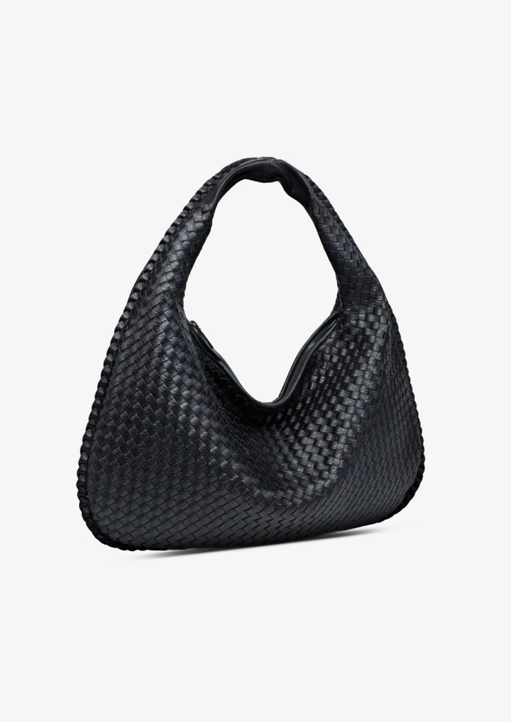 Solenya – Woven handbag in vegan leather