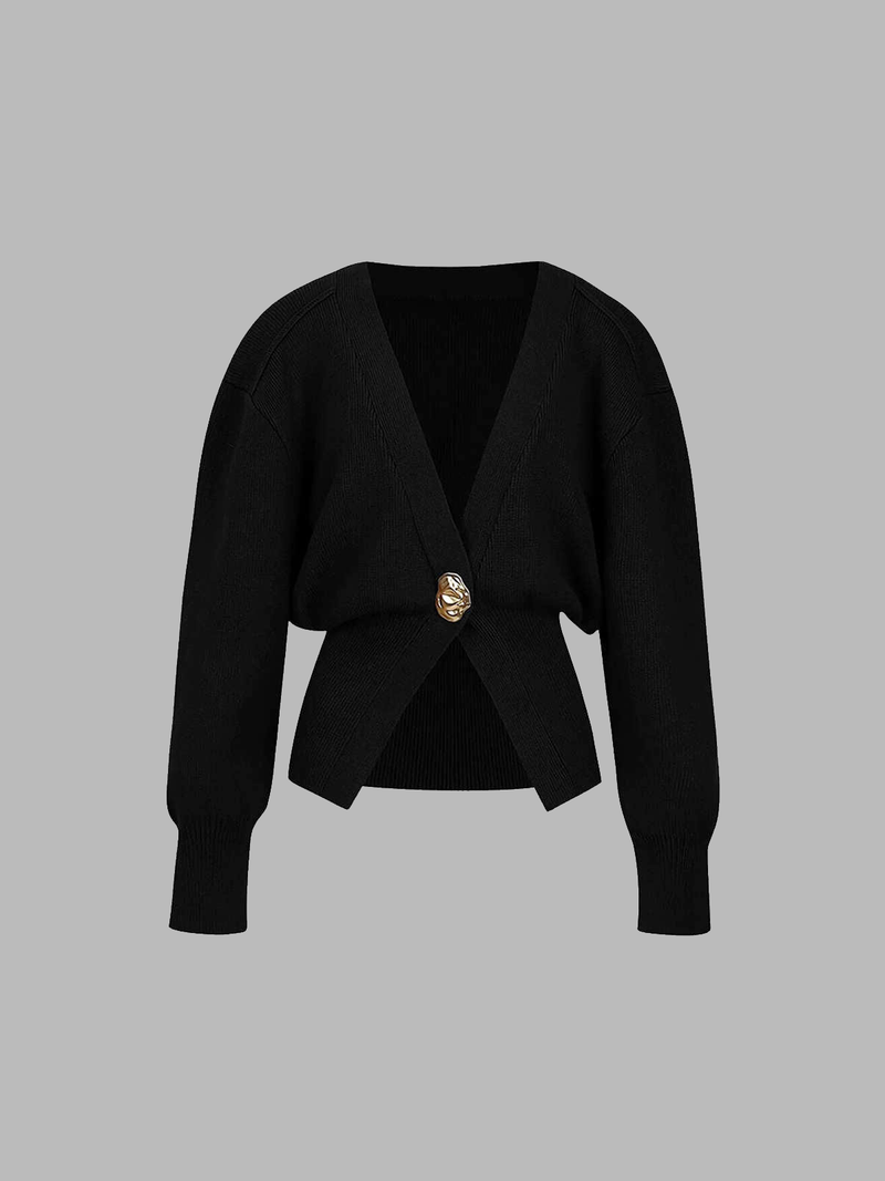 Ismara – Cardigan with gold buttons