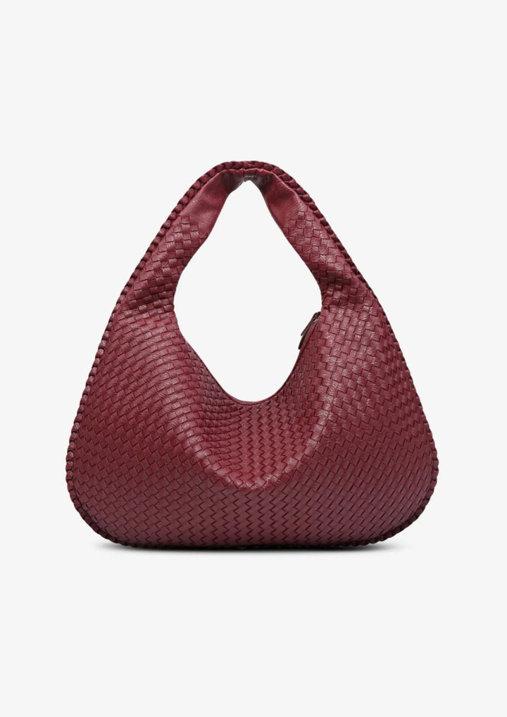 Solenya – Woven handbag in vegan leather