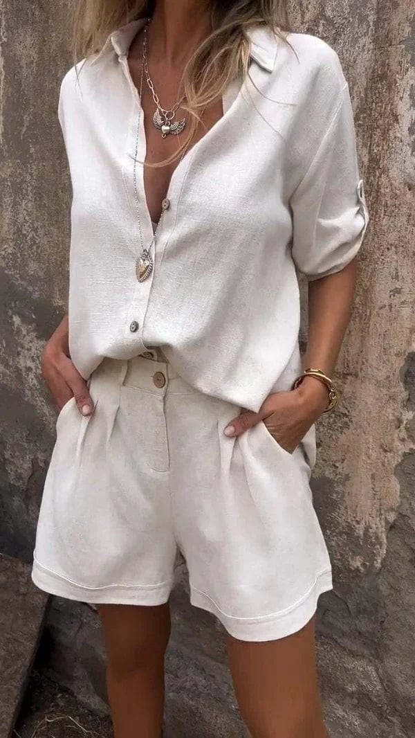 Soreia – Airy linen set with relaxed fit