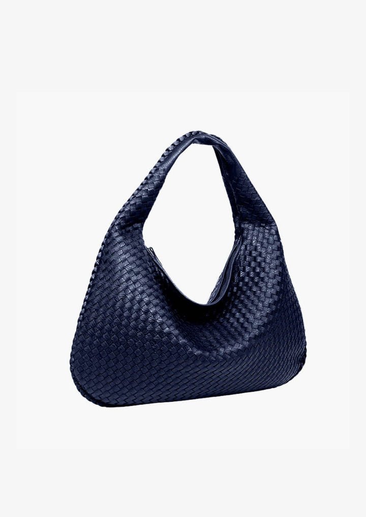 Solenya – Woven handbag in vegan leather