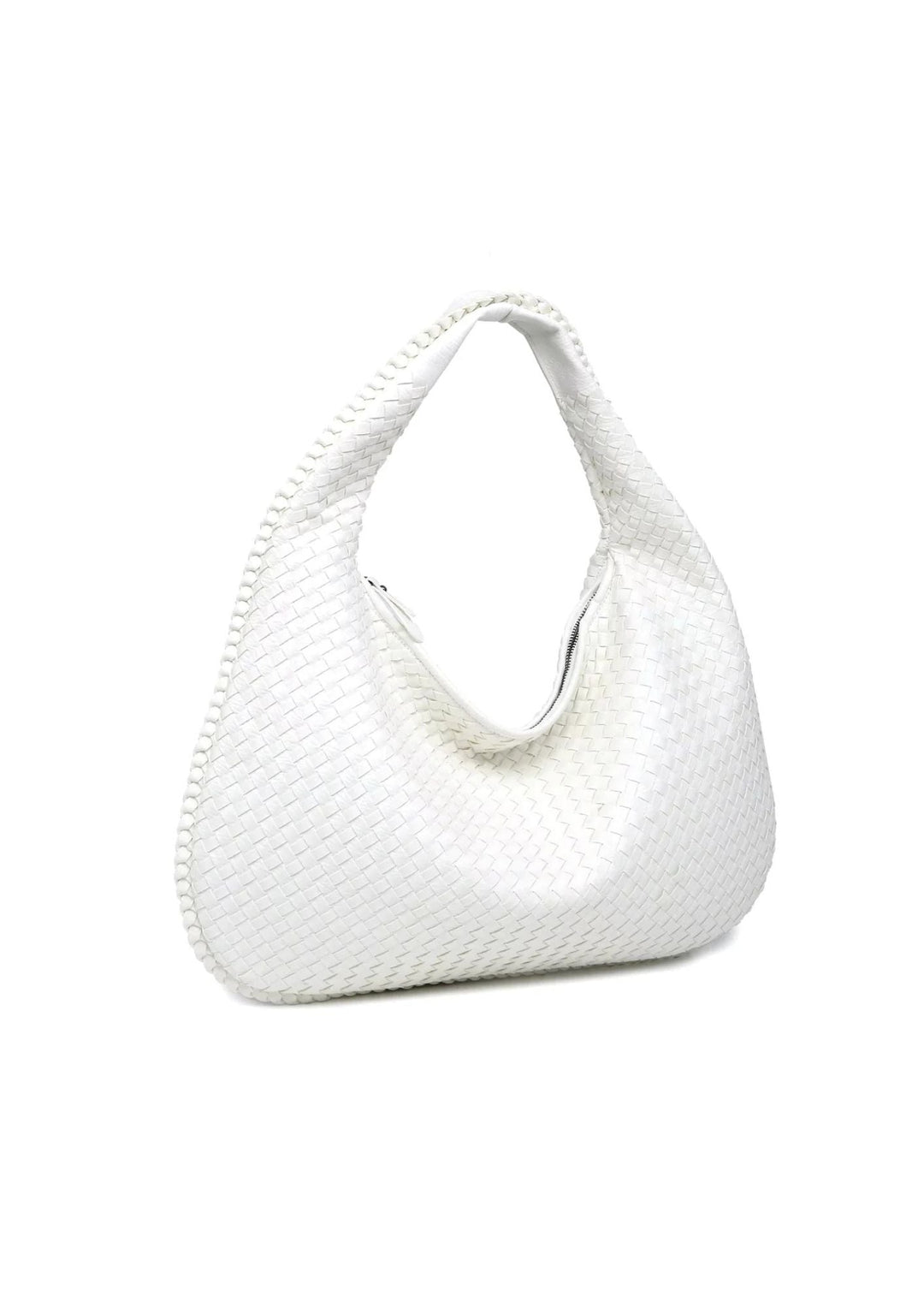 Solenya – Woven handbag in vegan leather