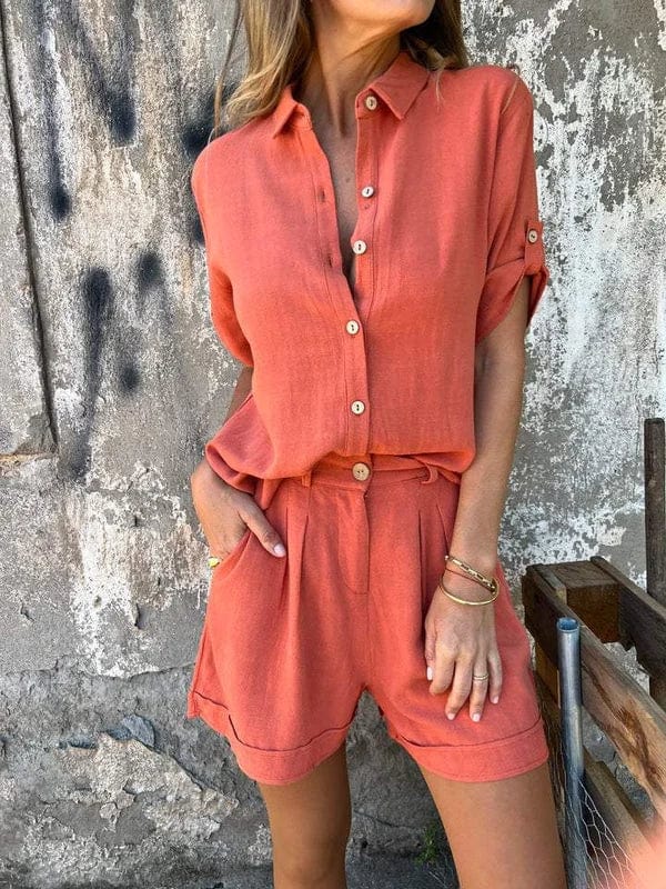 Soreia – Airy linen set with relaxed fit
