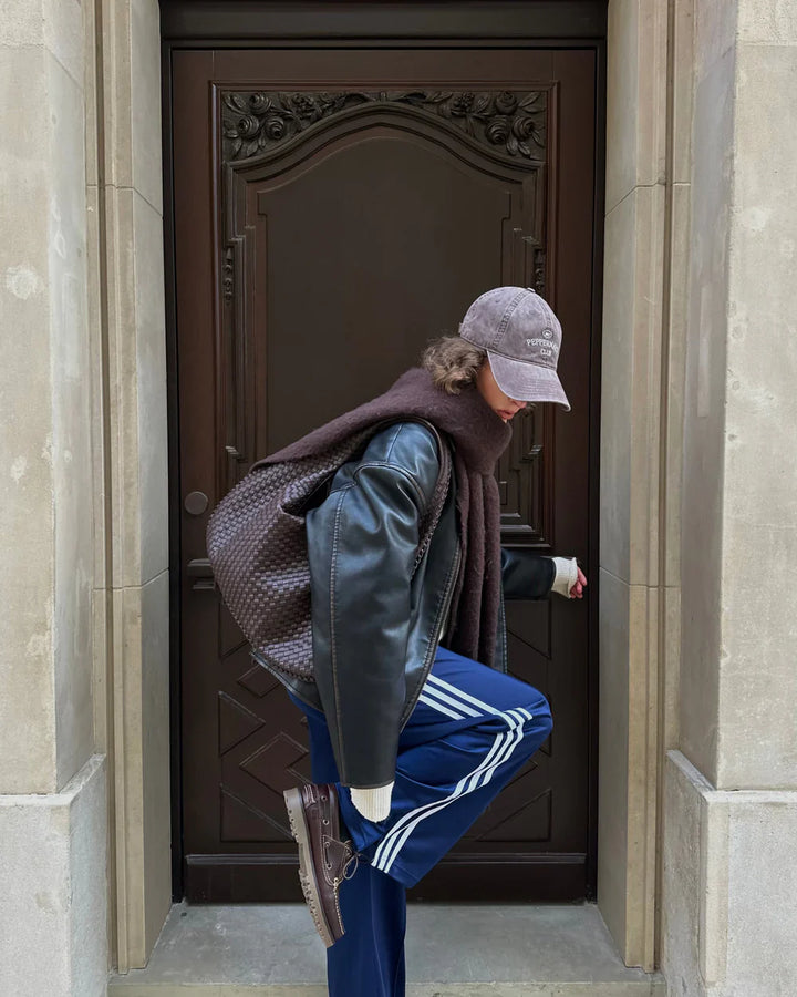 Solenya – Woven handbag in vegan leather