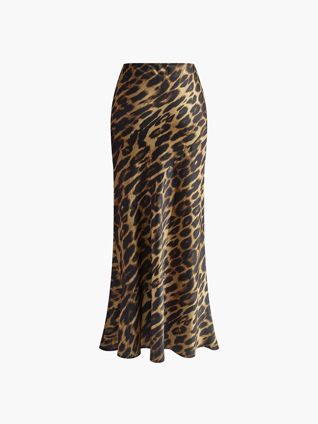 Saviera – Slim fit leopard maxi skirt