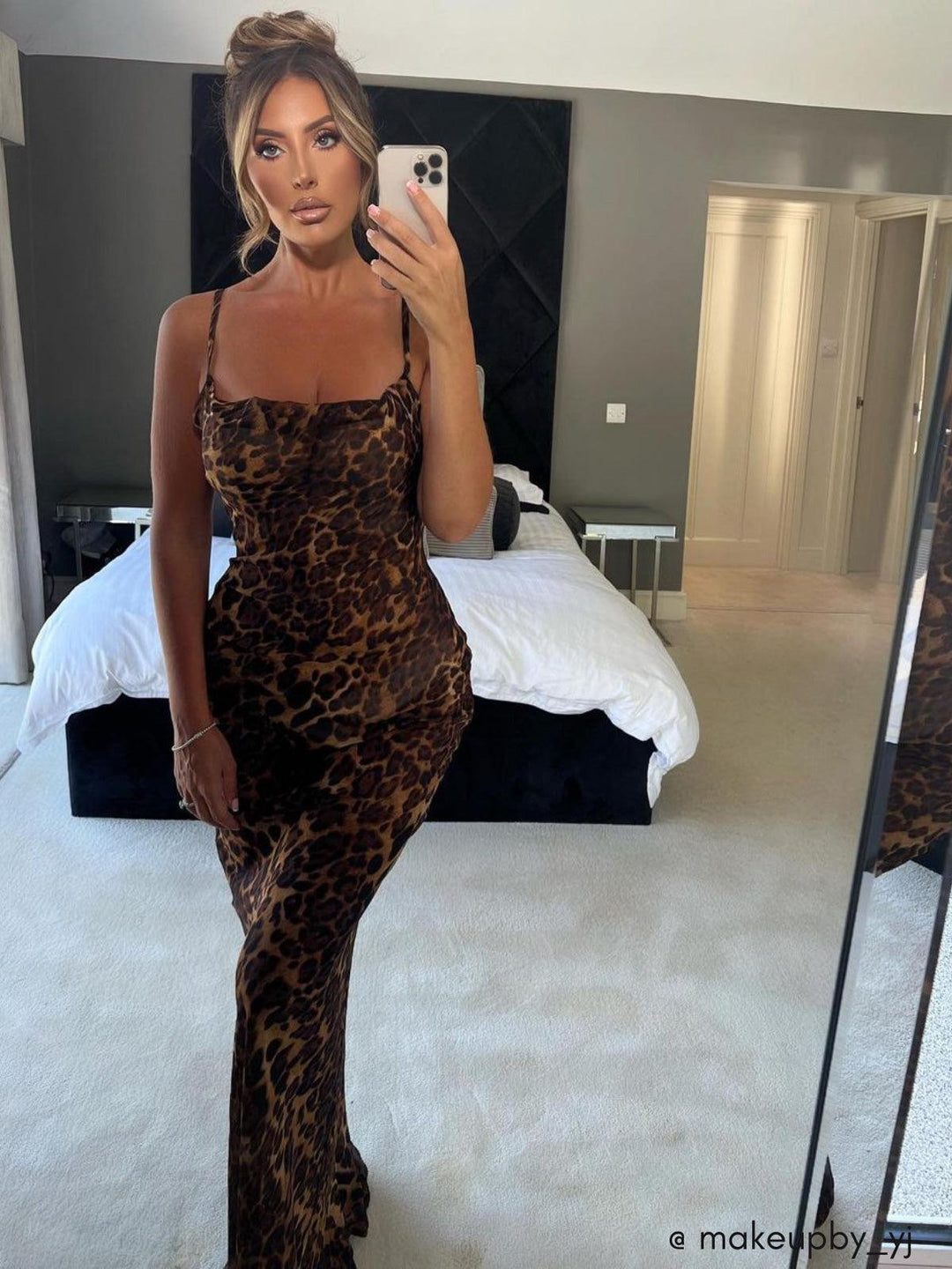 Romy - Leopard Print Maxi Dress