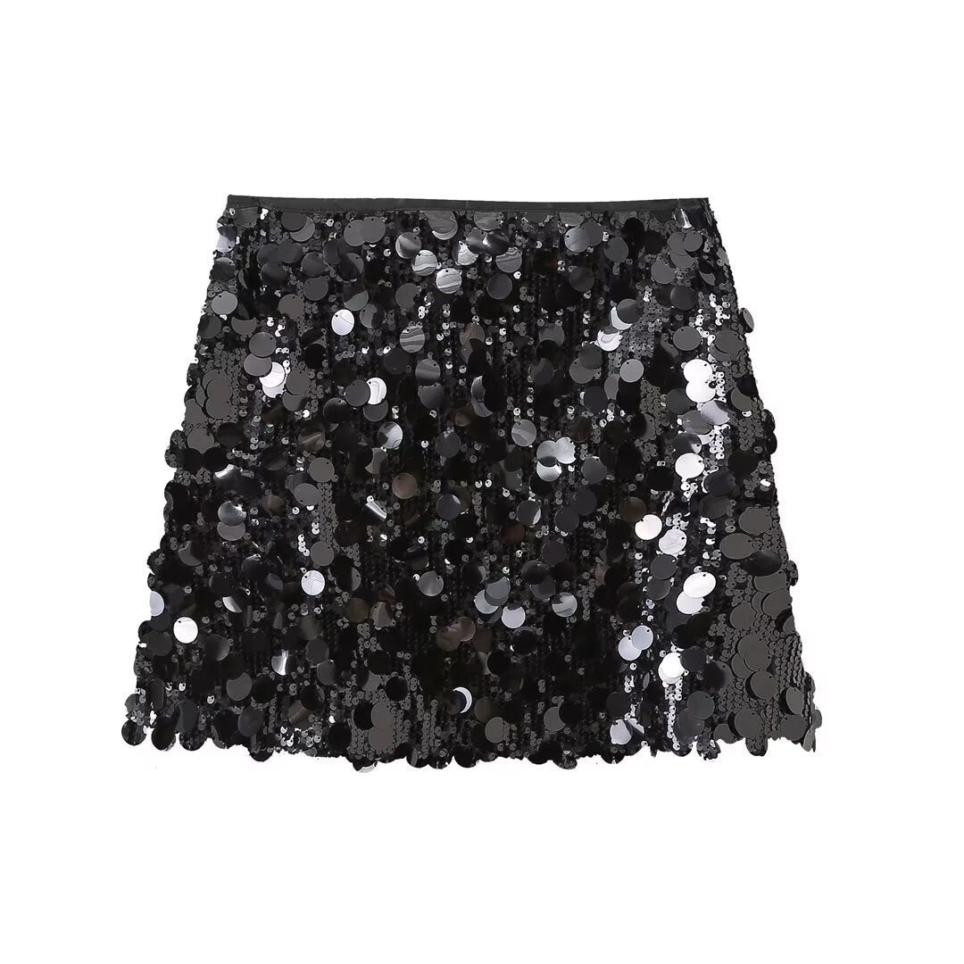 Elantra – Sequin skirt with glamorous sparkle