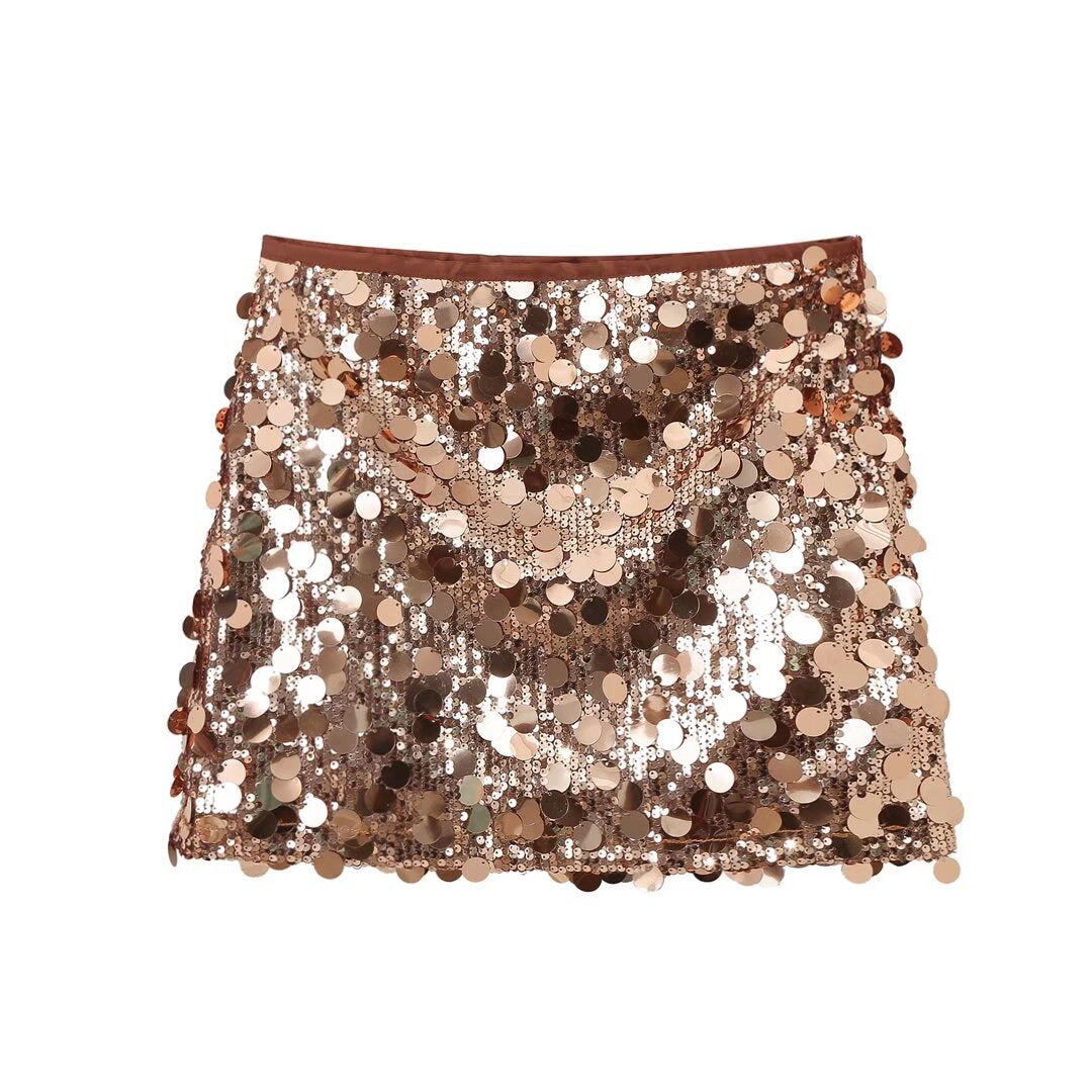 Elantra – Sequin skirt with glamorous sparkle