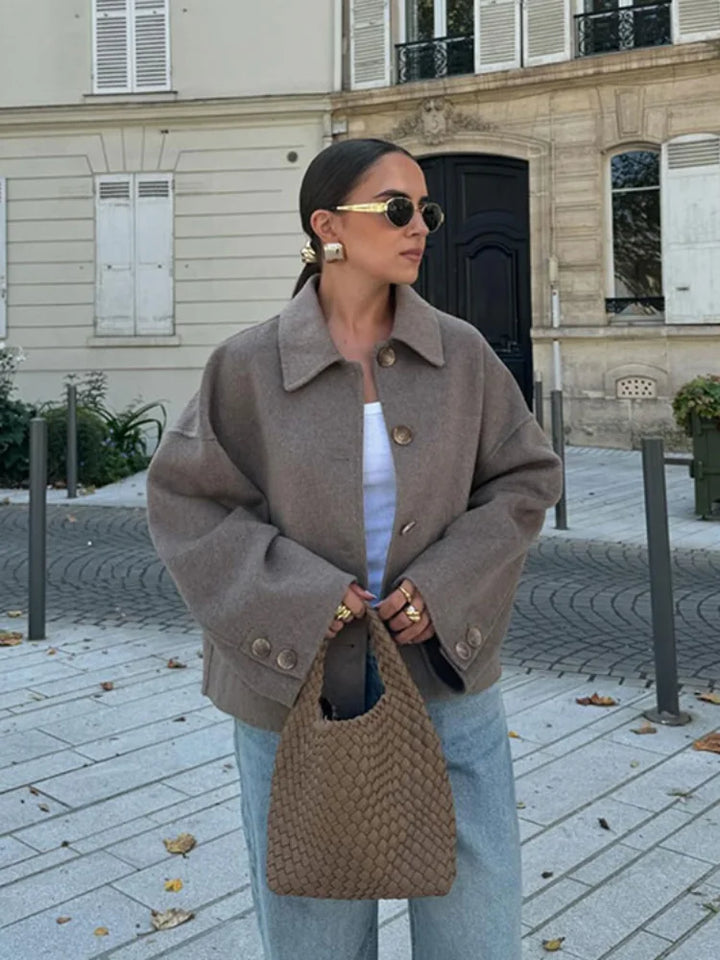 Marivelle – Refined coat with a relaxed fit