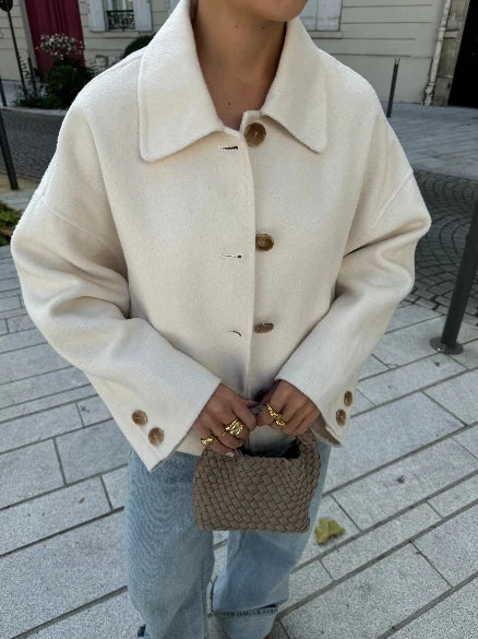 Marivelle – Refined coat with a relaxed fit