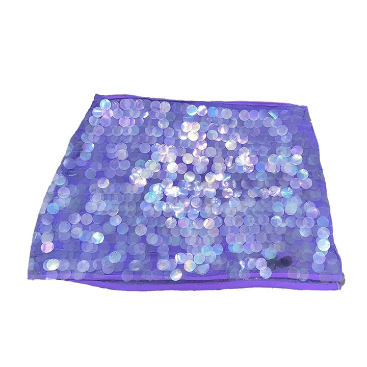 Lioraï – Sequin mini skirt with high-shine effect