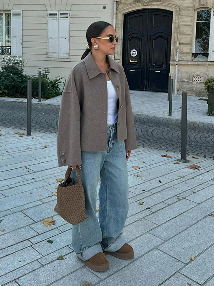 Marivelle – Refined coat with a relaxed fit