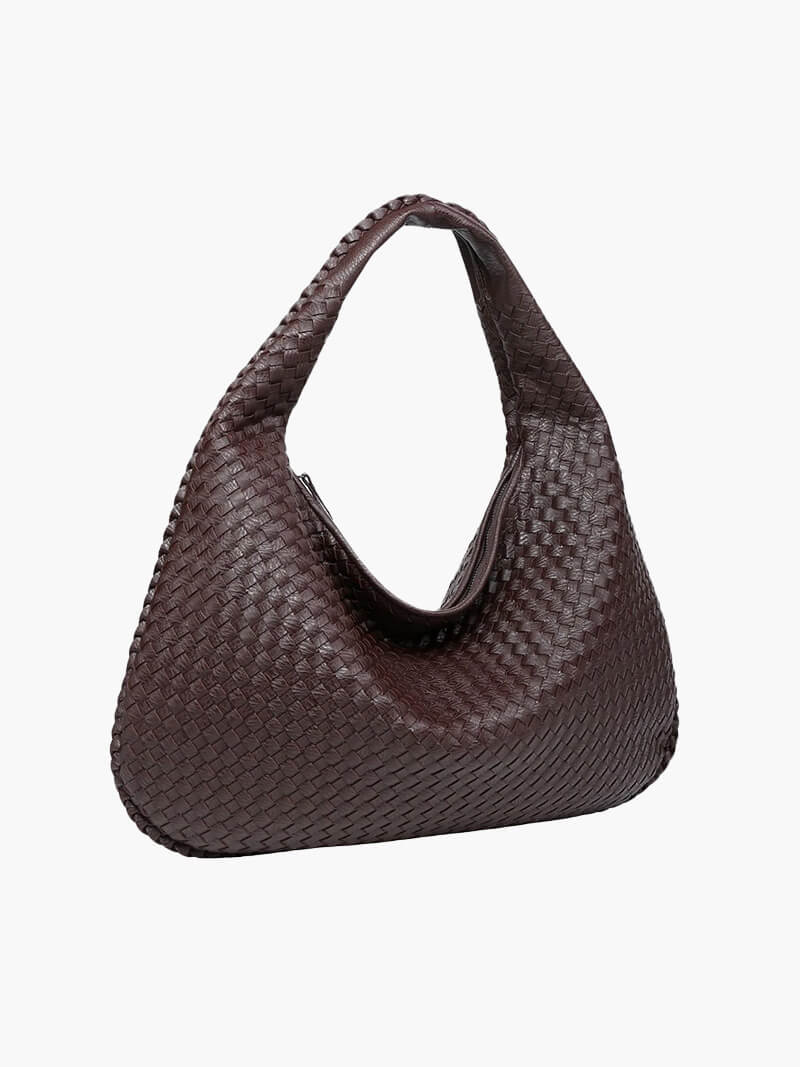 Solenya – Woven handbag in vegan leather