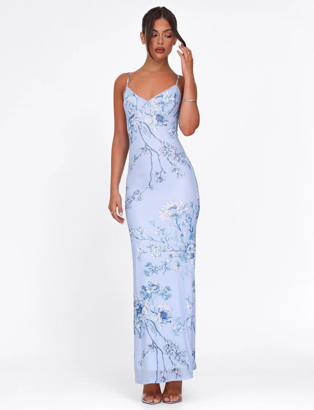 Valeria -  Maxi-jurk met Bloemenprint