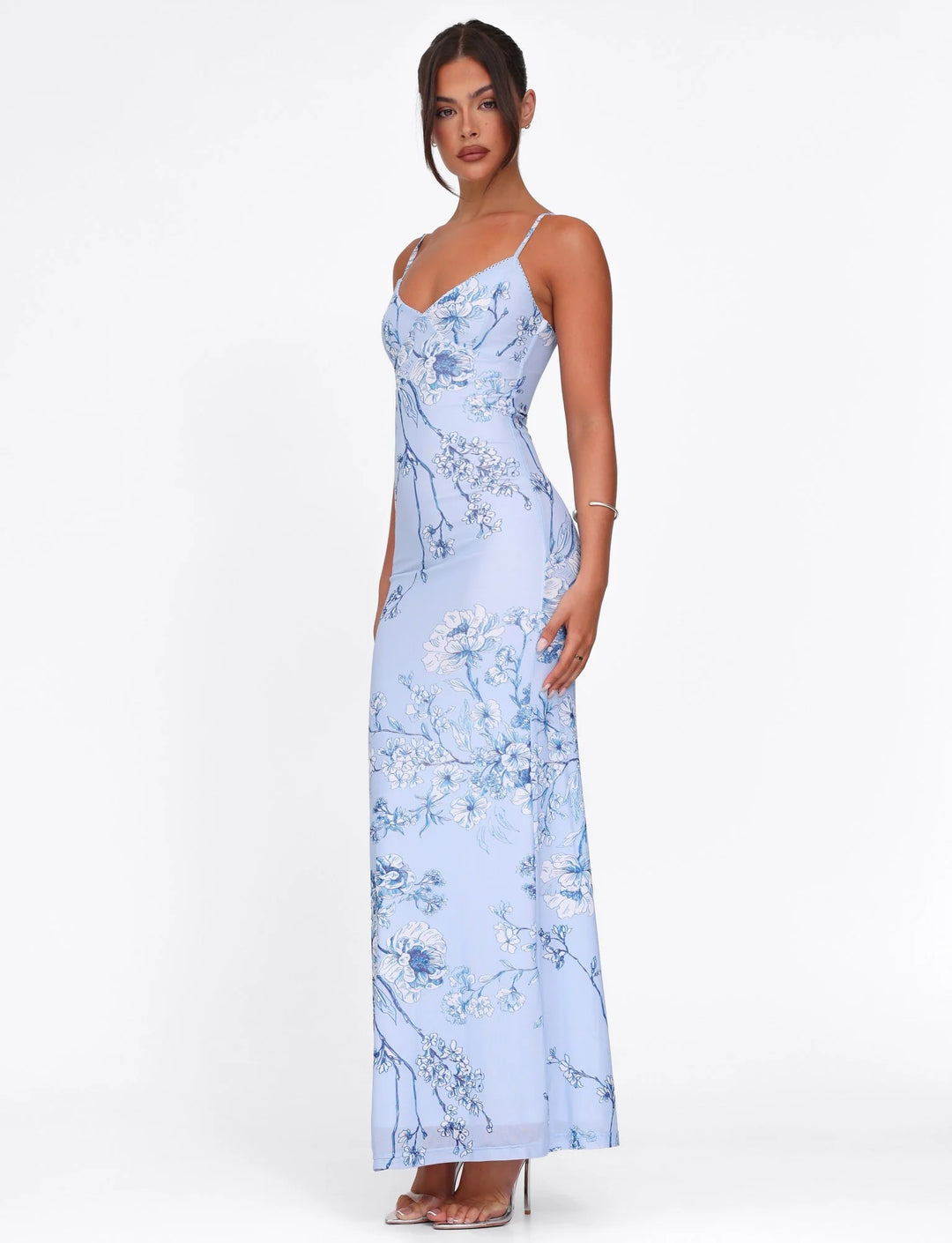 Valeria -  Maxi-jurk met Bloemenprint