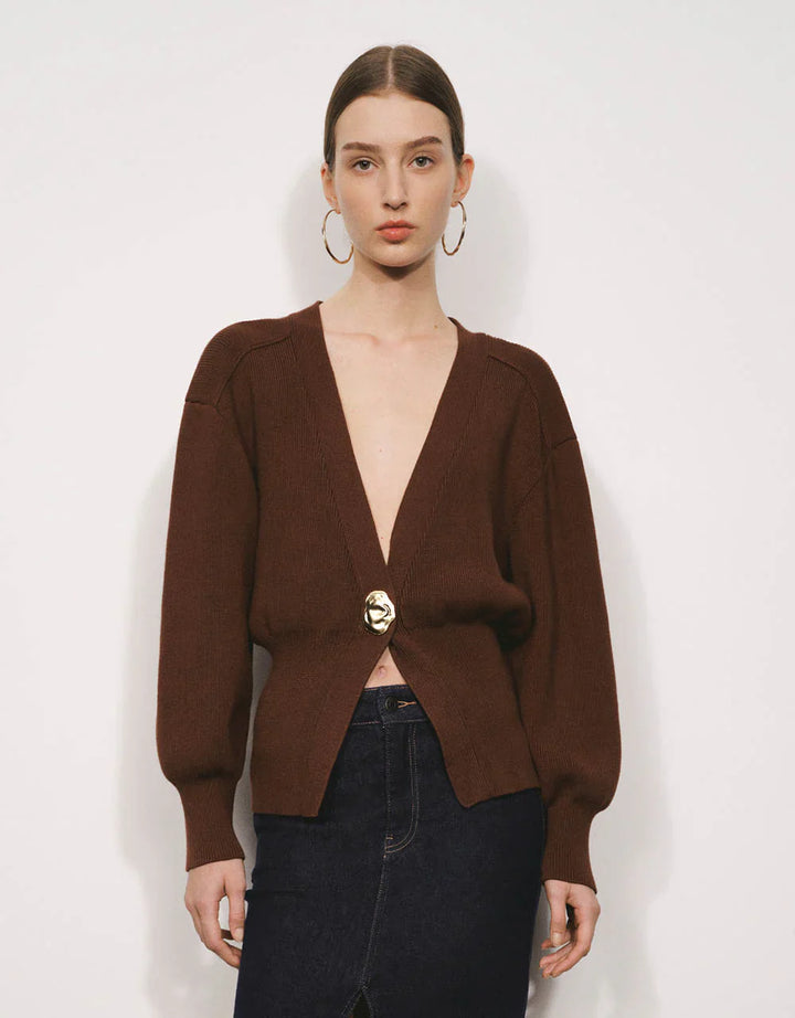 Ismara – Cardigan with gold buttons
