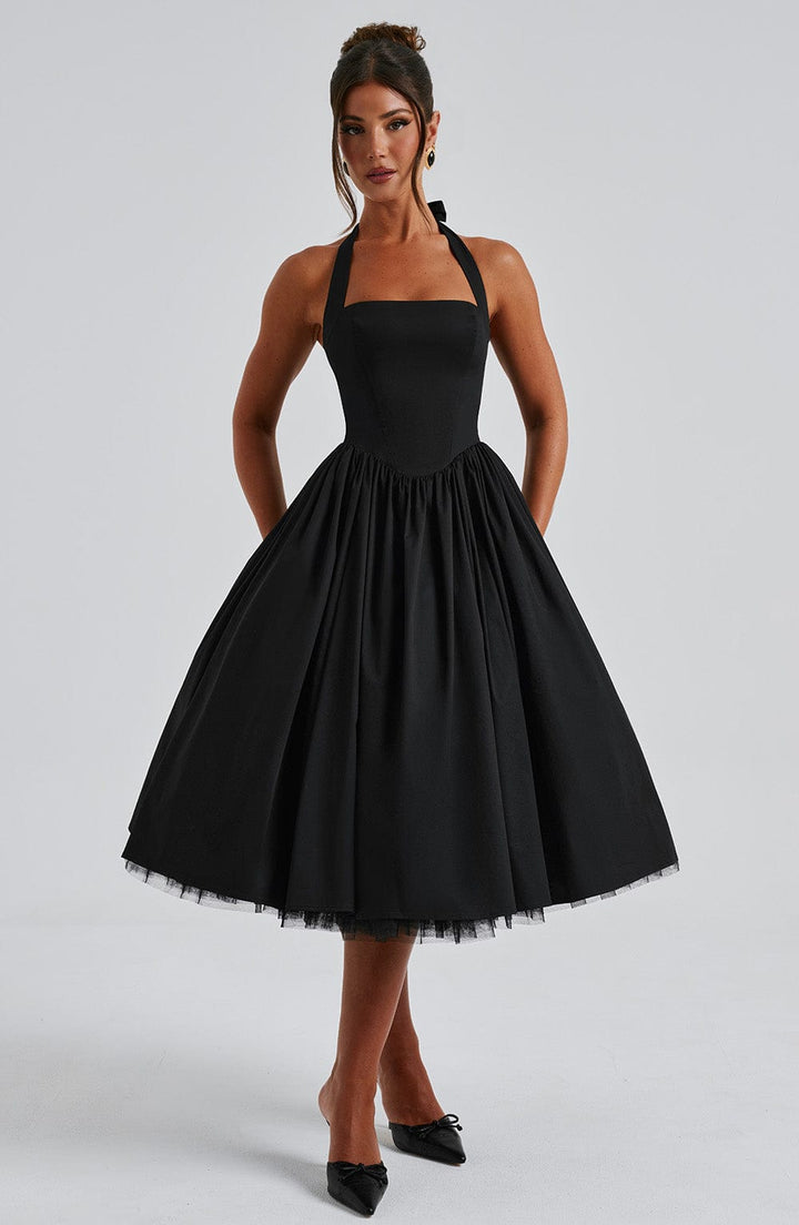 Estelle - Speelse Elegante Midi-jurk