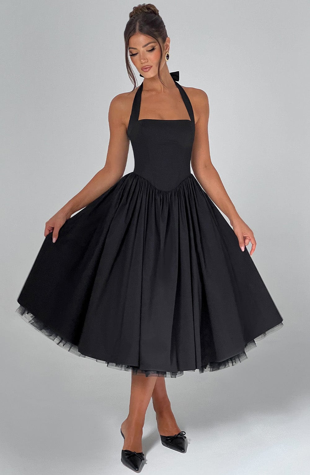 Estelle - Speelse Elegante Midi-jurk