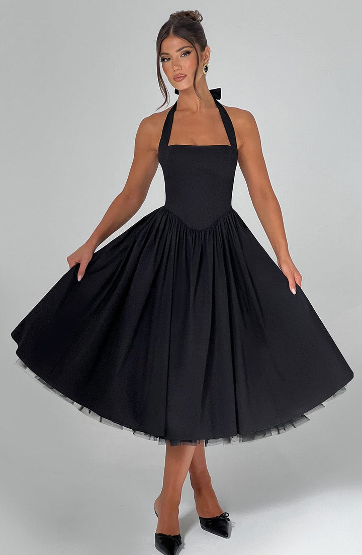 Estelle - Speelse Elegante Midi-jurk