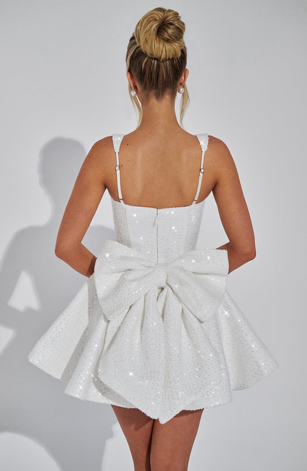 Lorena - Mini-robe à paillettes scintillantes