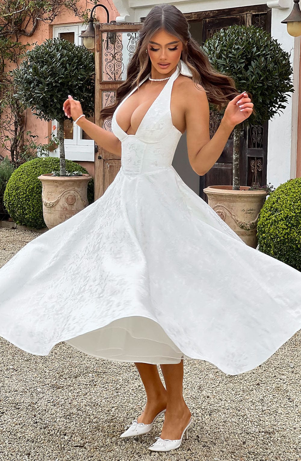 Emrielle - Robe midi romantique