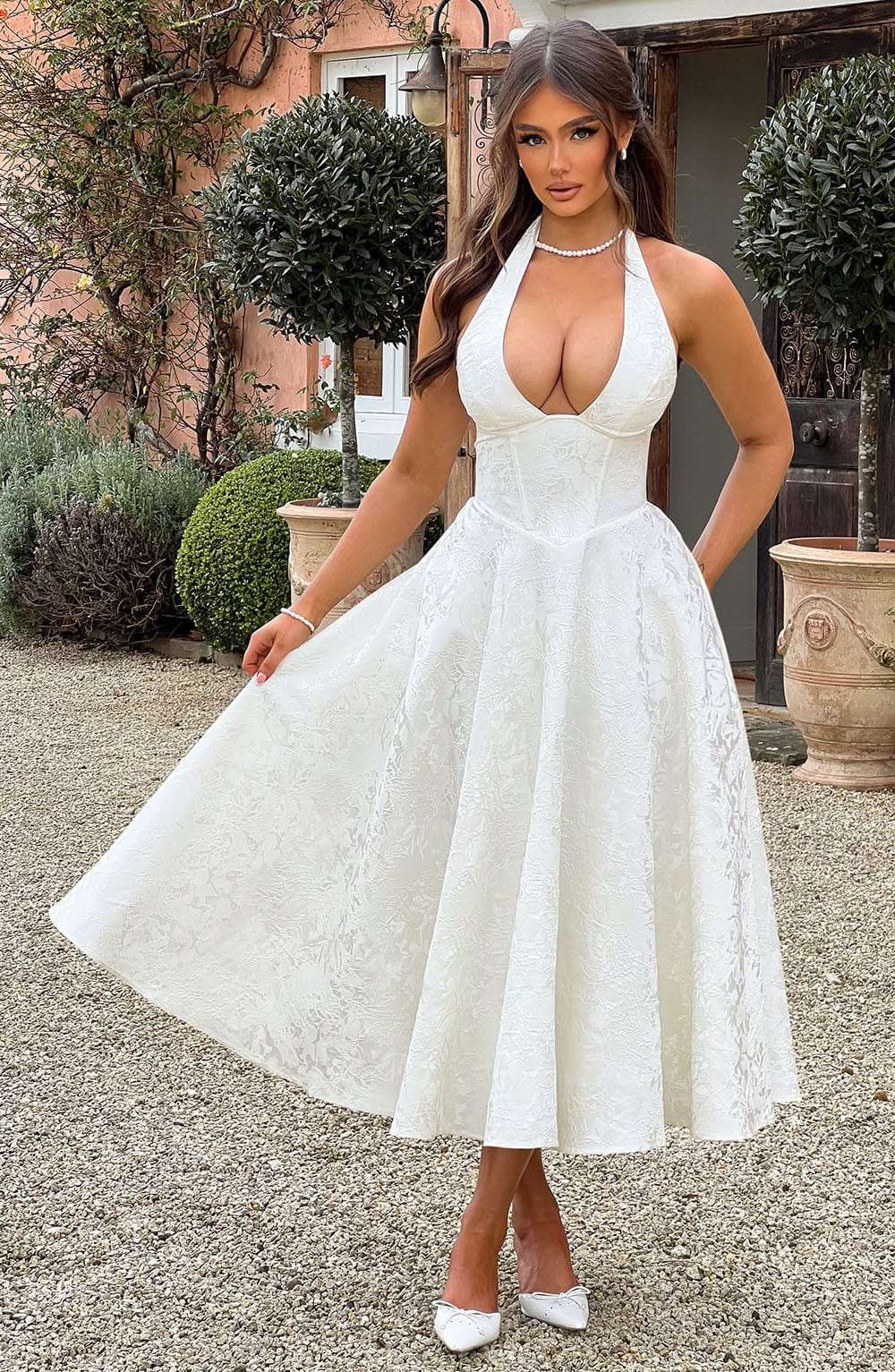 Emrielle - Robe midi romantique