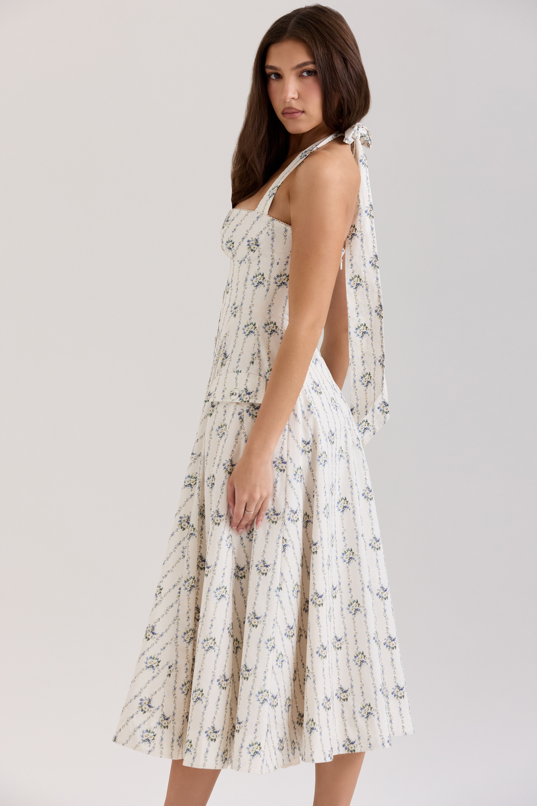 Annelore – Romantic Midi Dress with Vintage Charm