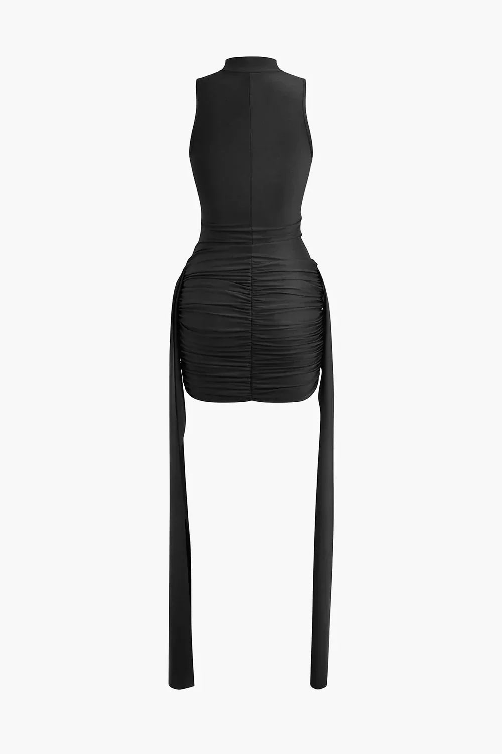 Tahlira – Sleeveless turtleneck mini dress