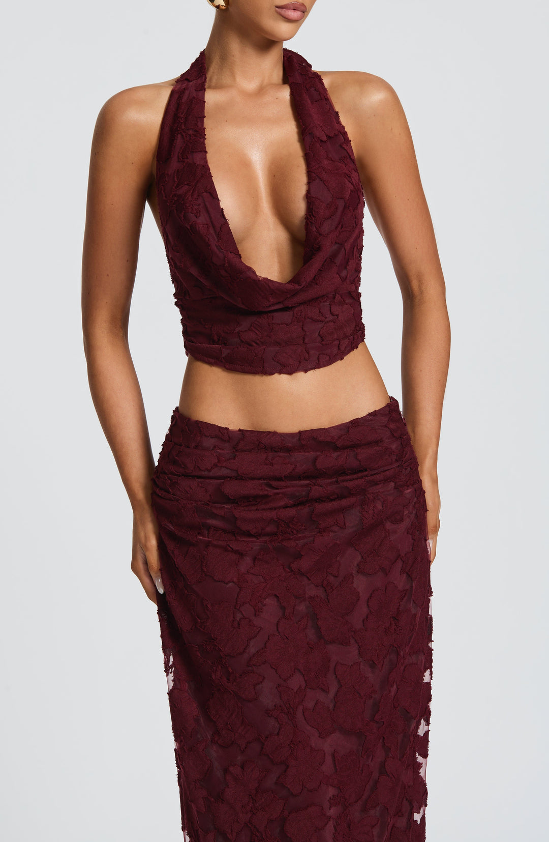 Naevina – Sheer flower co-ord set