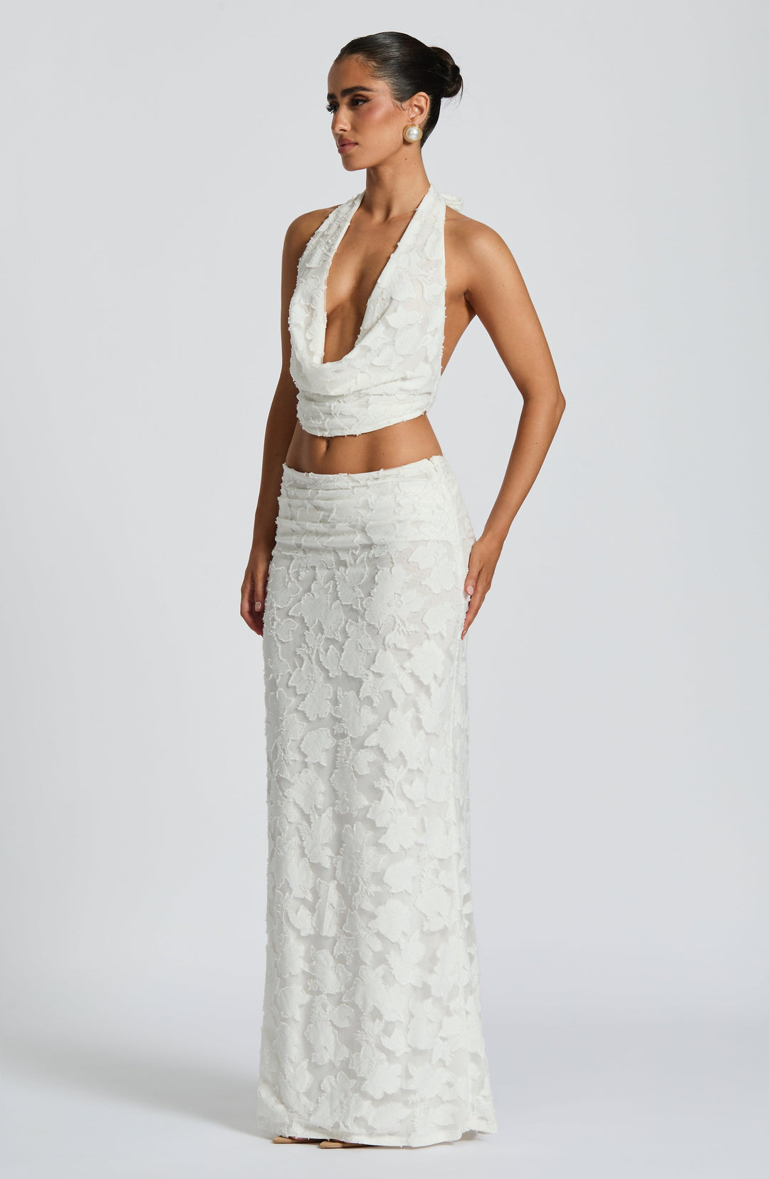 Naevina – Sheer flower co-ord set