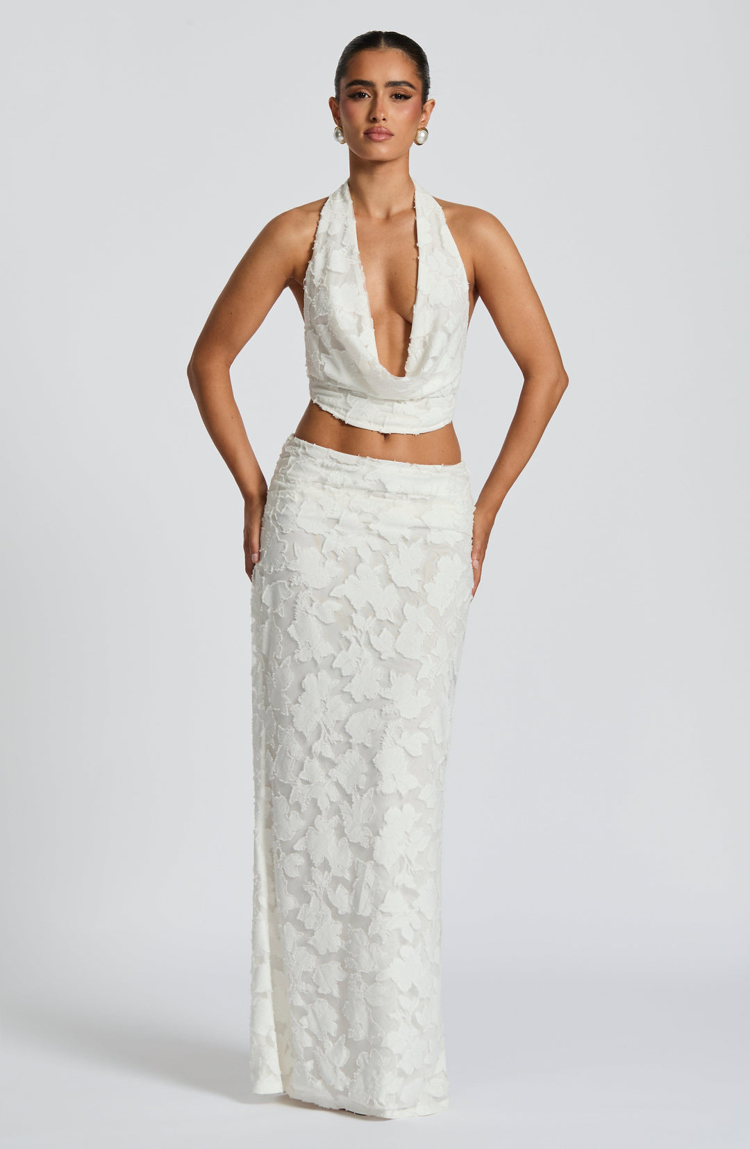 Naevina – Sheer flower co-ord set