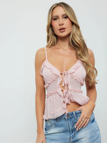 Melany - Playful Ruffle Top