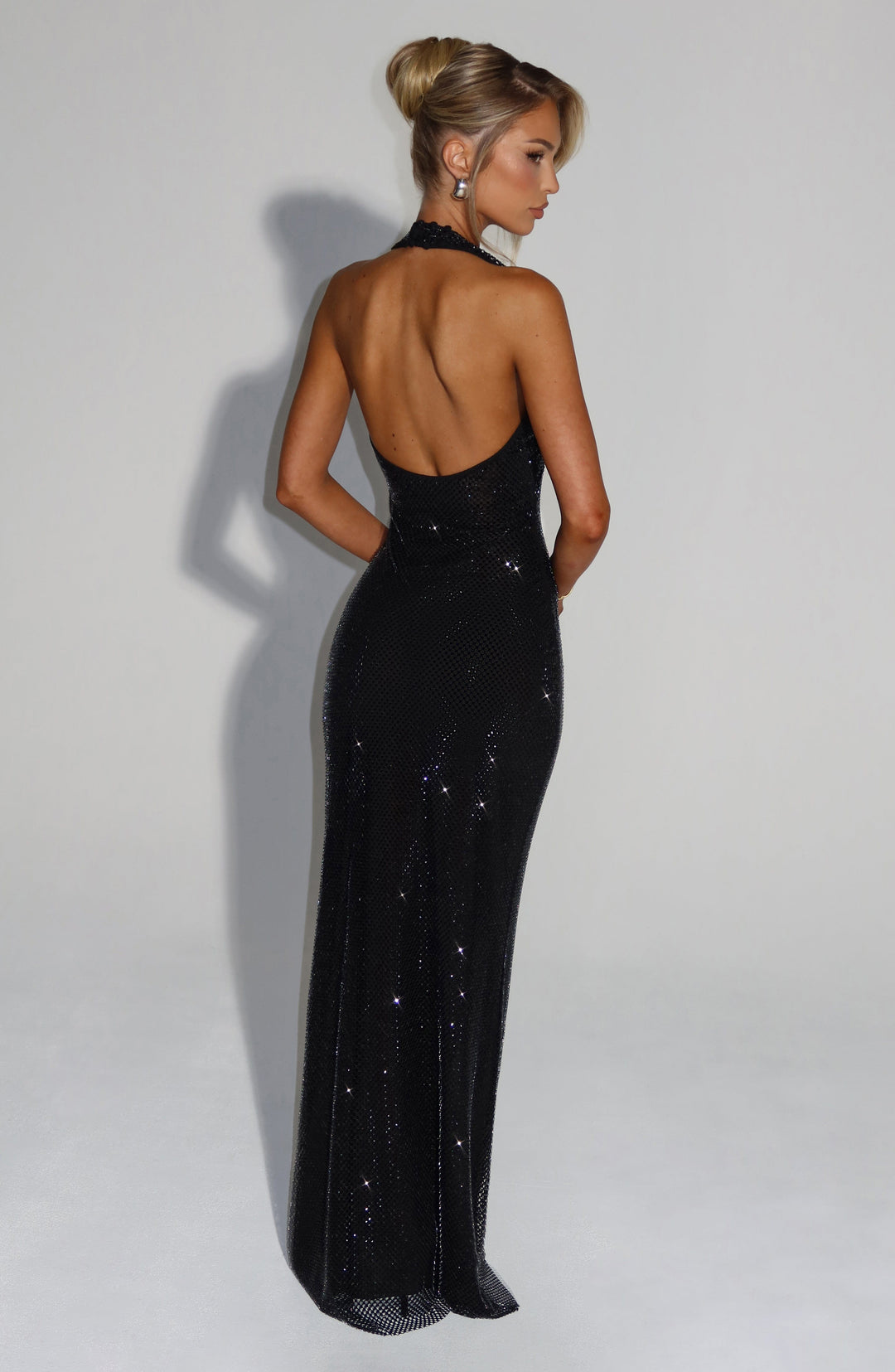 Amessia – Sparkling halter dress