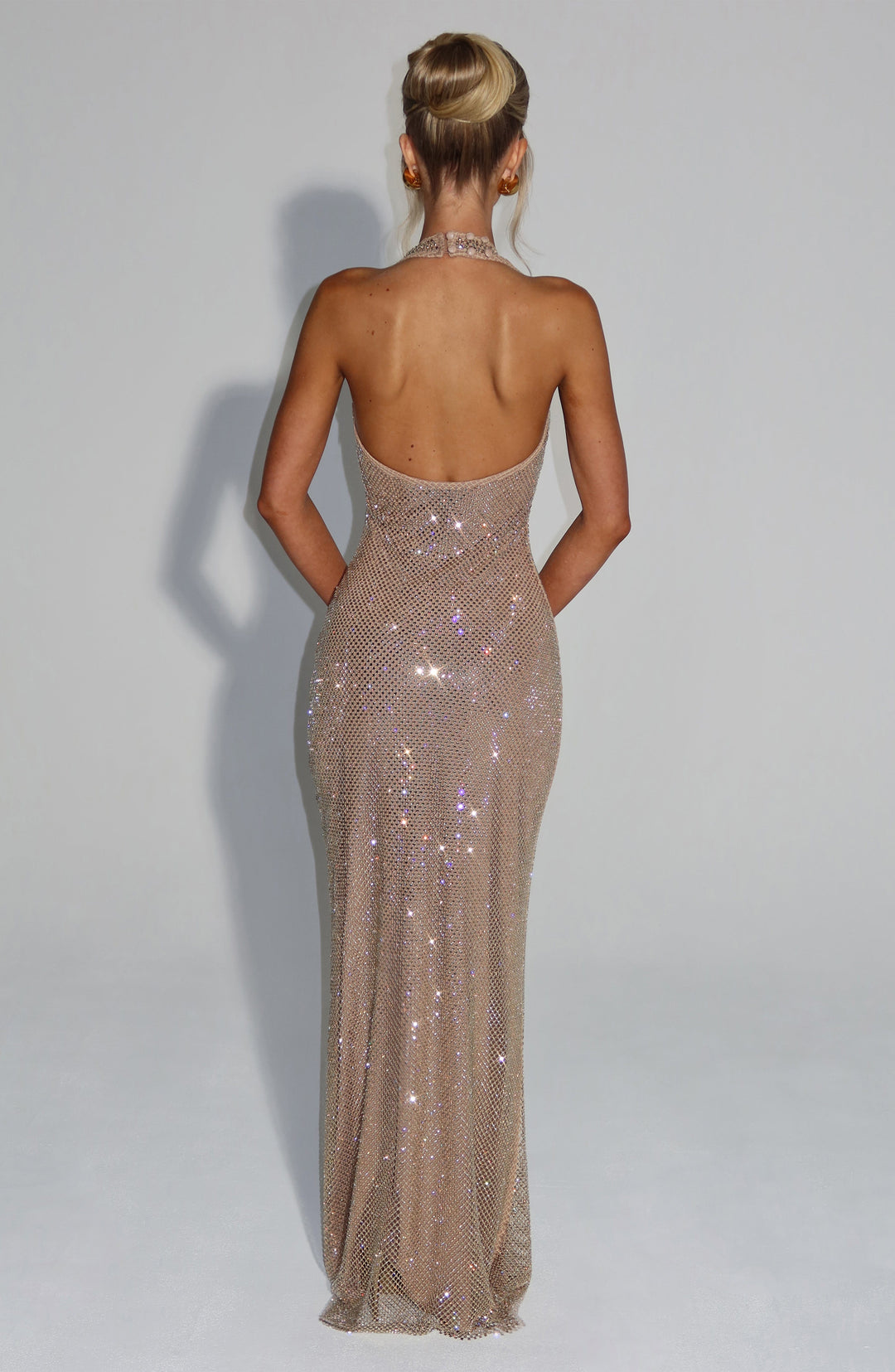 Amessia – Sparkling halter dress