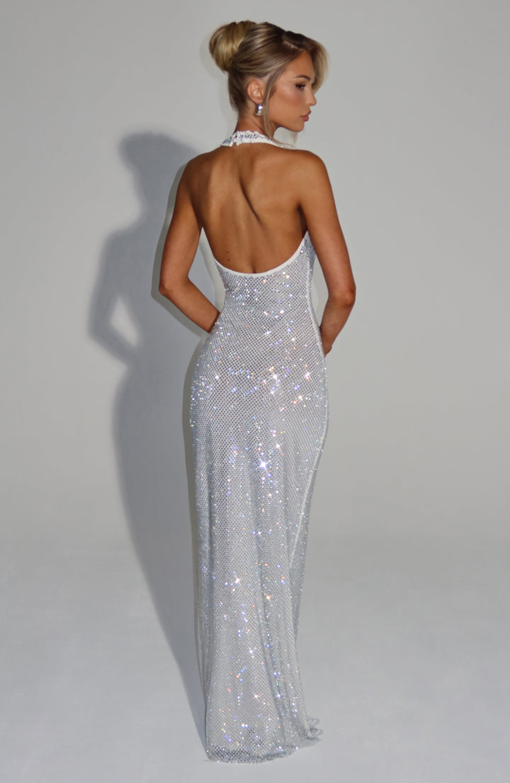 Amessia – Sparkling halter dress