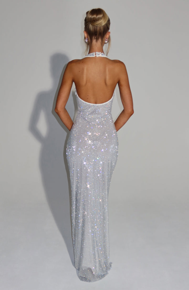 Amessia – Sparkling halter dress