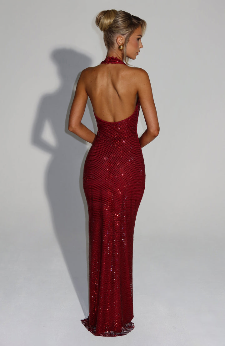 Amessia – Sparkling halter dress