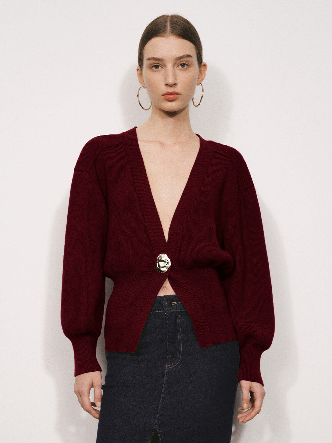 Ismara – Cardigan with gold buttons