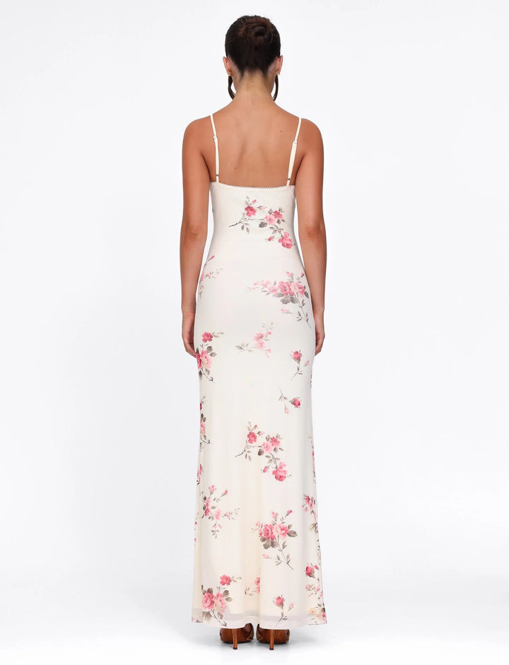 Valeria - Floral Print Maxi Dress