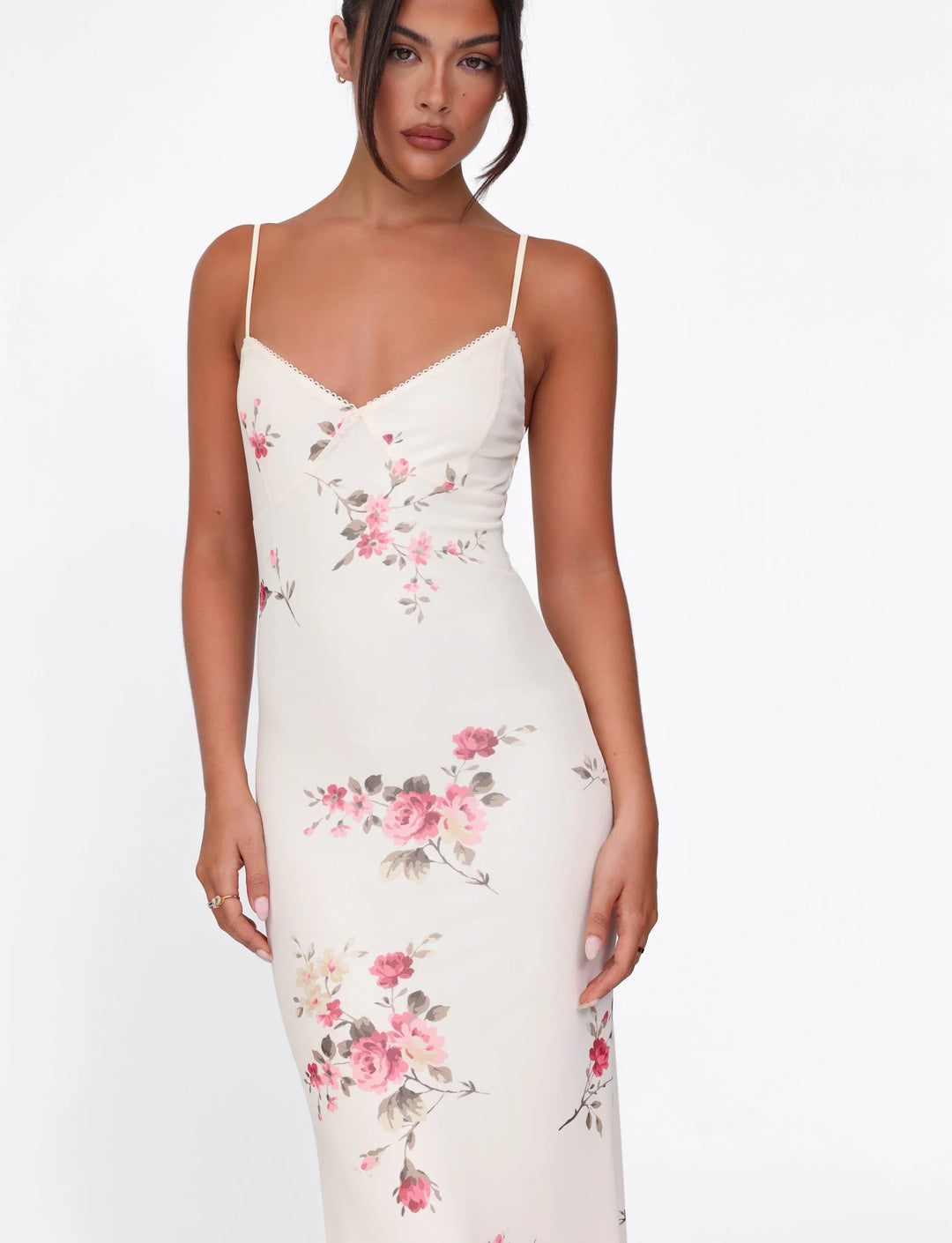 Valeria - Robe longue à imprimé floral